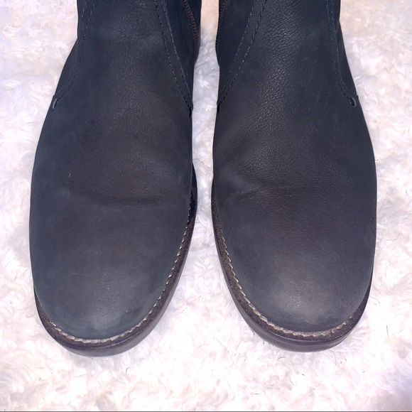 Johnston & Murphy Side Zip Black Leather Ankle Boots main image 7